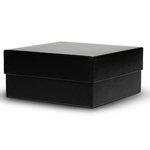 Midnight MATTE Large Gift Box: 250mm (W) x 250mm (L) x 90mm (D) + 40mm LID - Carton of 20