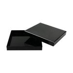Midnight GLOSS Square Gift Voucher Box: 160mm (W) x 160mm (L) x 20mm (D) + 20mm LID - Carton of 50