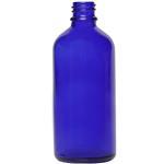 Cobalt Blue 100 ml T/E Boston Round Glass Bottle (18mm neck)