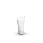 100 ml SHORT White Pre-sealed Tube with White Flip Top Cap