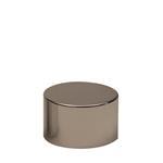 28mm Aluminium Cap Shiny Silver (410 neck)