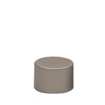 24mm Aluminium Cap Matte Silver (410 neck)