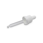 Eye Dropper 18mm (to suit 30ml T/E Bottle) White