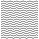Gloss Wrapping Paper - Silver Zig Zag - 50cm X 60m