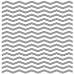 Gloss Wrapping Paper - Silver Zig Zag