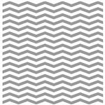 Gloss Wrapping Paper - Silver Zig Zag