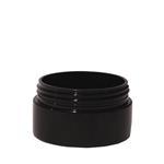 Black 50ml (58mm neck) PET Boston Round Jar