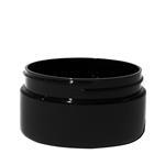 Black 100ml (70mm neck) PET Boston Round Jar