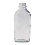 100ml Clear Oval Glass Bottle 24/400 Neck