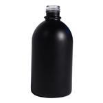 Black Frosted 250ml Round Glass Bottle (24/410 neck)