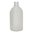 Frosted Boston 250ml Round Glass Bottle (24/410 neck)