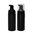 150ml Black Foaming Bottle with Natural Overcap & Black Pump