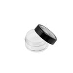 1g Make-Up Jar with Lid Shiny Black Rim and Sifter (U-5)