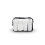 Cancelled - 1401A - Black: Cosmetic Bag - Carton of 30