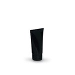 100 ml SHORT Black Pre-sealed Tube with Black Flip Top Cap