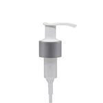 Lotion Pump Matt Silver 24mm (410 neck) Twist Lock