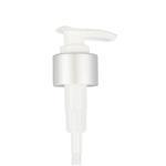 Lotion Pump Matt Silver 24mm (410 neck) Pop-Up Lock