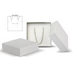 Madison Ice Jewellery Box + White Insert: 100mm (W) x 100mm (L) x 40mm (D) - Carton of 25