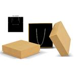 Madison Brown Kraft Jewellery Box + Black Insert