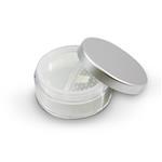 12g Make-Up Jar with Cap Matte Silver and Sifter (U-50)