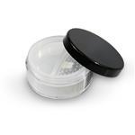 12g Make-Up Jar with Cap Shiny Black and Sifter (U-50)