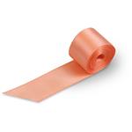20mm Peach Double Sided Satin Ribbon - 50m Roll