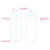 White Bridal Dress Bag 690mm (W) x 1800mm (H) - Carton of 30