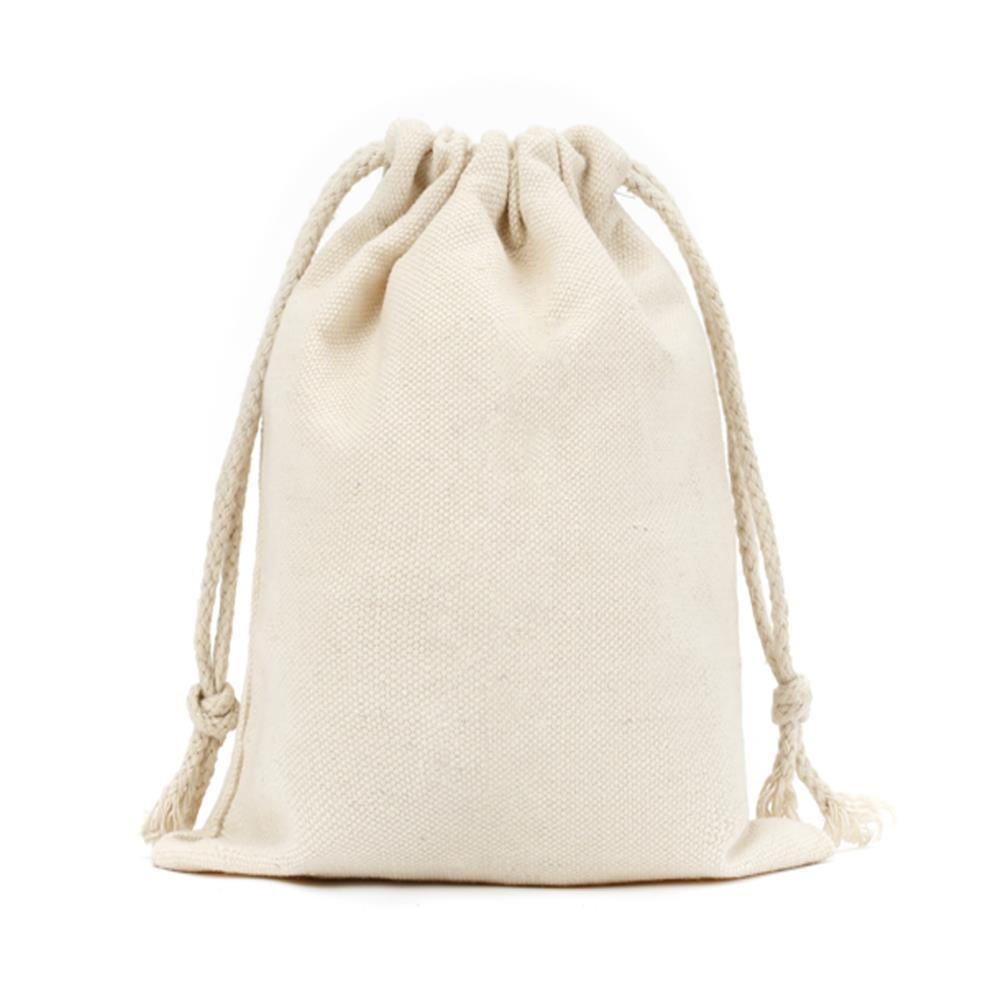 Natural Cotton Drawstring Bag: Medium - 250mm (W) x 350mm (H) - Carton of  100 - New Directions Australia