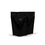 150g Gloss Black Stand Up Pouch 100 per Carton