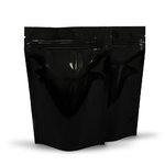 250g Gloss Black Stand Up Pouch 100 per Carton