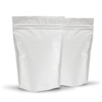 250g Matte White Stand Up Pouch 100 per Carton