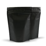 250g Matte Black Stand Up Pouch 100 per Carton