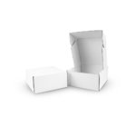 White Shipping Carton SIZE TWO: 225mm (W) x 225mm (L) x 110mm (D) - Carton of 50