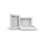 Ice Foldable Accessories WINDOW Box: 215mm (W) x 155mm (L) x 55mm (D) + 55mm Lid - Carton of 50