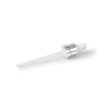 Eye Dropper 18mm (to suit 100ml T/E Bottle) Shiny Silver