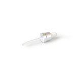 Eye Dropper 18mm (to suit 30ml T/E Bottle) Matte Silver