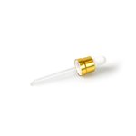 Eye Dropper 18mm (to suit 50ml T/E Bottle) Shiny Gold