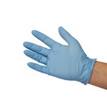 Blue Medium Powder Free Nitrile Glove Set - 100pcs