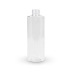 Clear 250ml PET Square Shoulder Bottle Neck 410