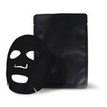 Bamboo Charcoal Face Masks with Matte Black Pouch Bag - Pack of 10