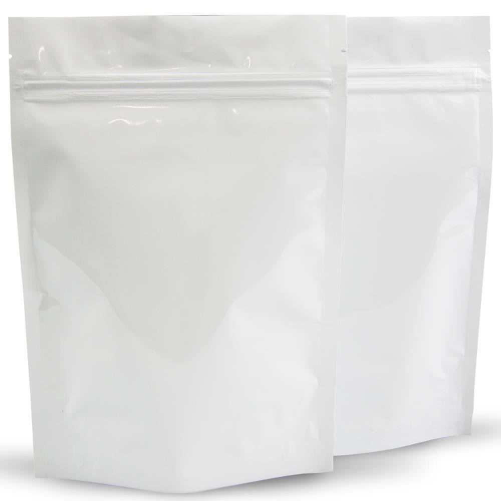 500g Matte White Stand Up Pouch 100 per Carton New Directions Australia