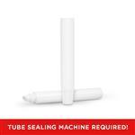 5ml-12ml Open-Ended Shiny White TWIST Top Lip Balm Tube