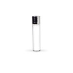 50ml White Aella Airless Serum Bottle with Shiny Silver Top