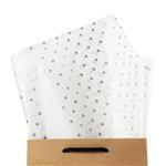 Dots : Silver Tissue Paper