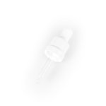 Eye Dropper 18mm (to suit 15ml T/E Bottle) Smooth Shiny White