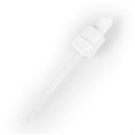 Eye Dropper 18mm Smooth Shiny White