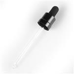 Eye Dropper 18mm Smooth Shiny Black