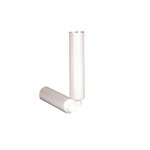 75ml-100ml White Open-Ended Tube With White Octagonal Cap