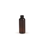 Amber 100ml RECYCLED PET Round Bottle (rPET)