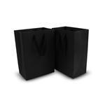 Venice Deluxe Black Kraft Bag with Cotton Twill Handles
